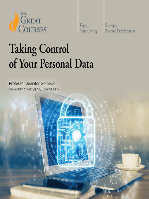 Title details for Taking Control of Your Personal Data by Jennifer Golbeck - Available